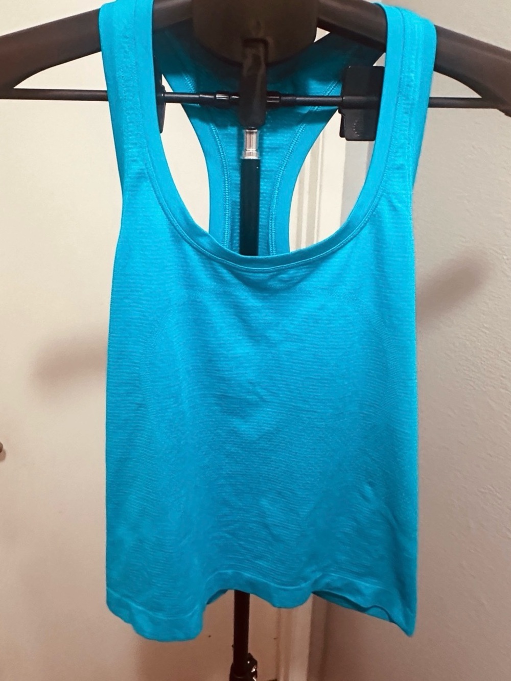 Lululemon Swiftly Tech Racerback Tank Top 2.0 (Waist length)Turquoise Blue Sz 8